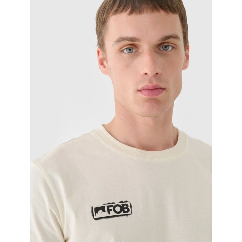 Men's regular plain T-shirt 4F 4FRAW24TTSHM2602-83S *Kategoria tymczasowa Your Sports Performance