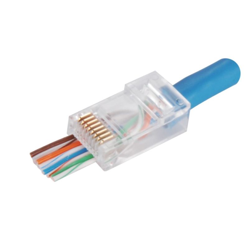 ALANTEC RJ45 UTP pass-through plug cat.6 (pack of 100 pcs) Kable, gniazda i wtyki/Wtyki Your Sports Performance
