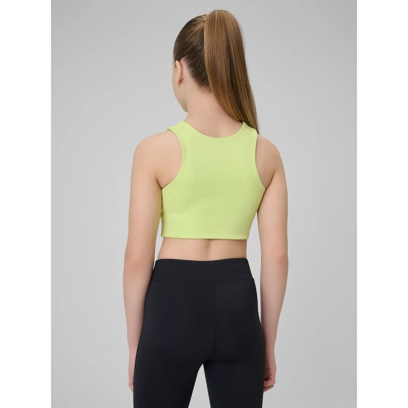 Girls' sports bra 4F 4FJRSS26USBAF285-45S
