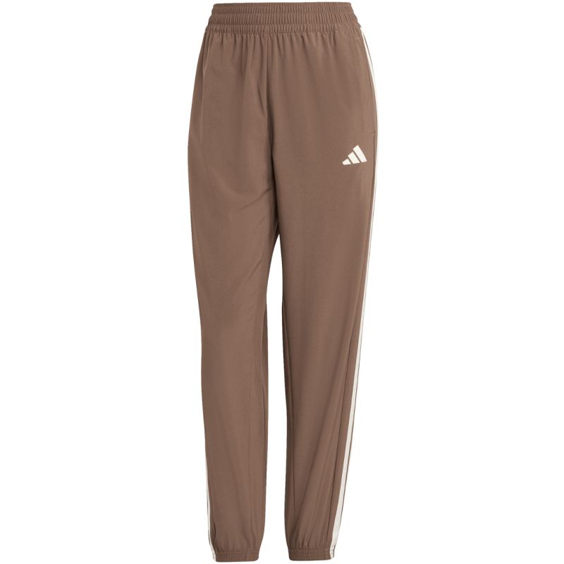 adidas Train Essentials 3-Stripes Woven Women's Pants Brown JY2168 In preparation Adidas