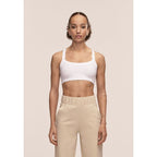 CASALL Women's Defined Rib Sport Top White