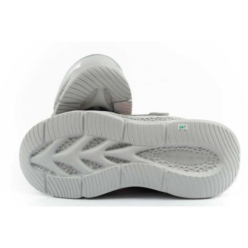 Skechers Glow Strider LED Children's Sports Shoes for Boys Silver Skechers