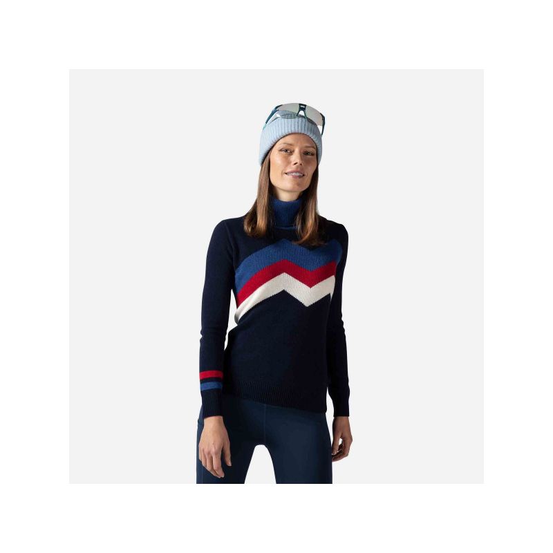 Rossignol W Mountain Tn Sweater Navy Blue Import z PMSport Your Sports Performance