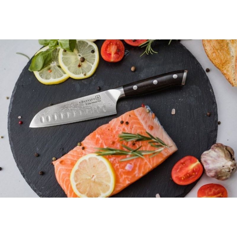 Santoku Kohersen Elegance Ebony Wood 12.7cm Santoku Knife AGD - Produkty/Sztućce i przybory kuchenne Your Sports Performance