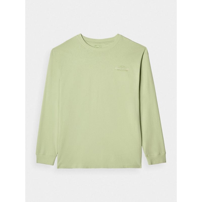 Men's oversize longsleeve with print 4F 4FRAW24TLONM502-44S *Kategoria tymczasowa Your Sports Performance