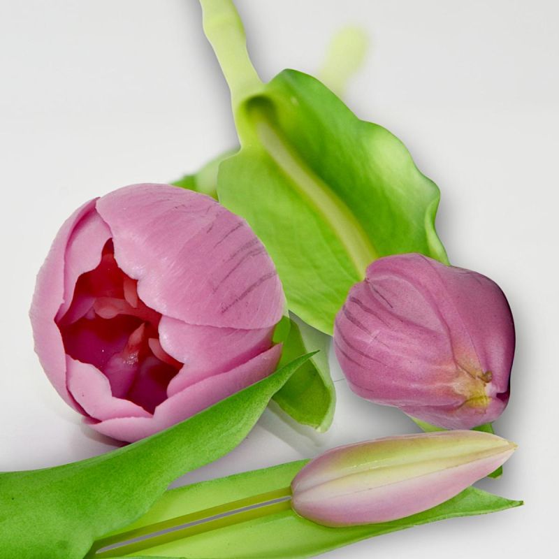 BOUQUET OF 7 LIGHT PURPLE TULIPS 31 CM LIFE-LIKE SPRING DECORATION Home and Garden/Equipment Your Sports Performance