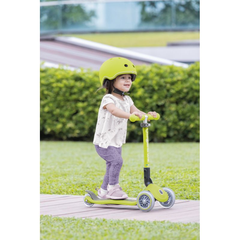 3-wheel scooter Globber Foldable Lights Lime Green Jr 437-106 Accessories/Skating/Hulajnogi Your Sports Performance