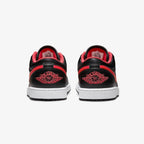 Air Jordan 1 LOW Black/Fire Red/White sports shoes - 553558-063 Obuwie/Buty do koszykówki męskie/Nike Your Sports Performance