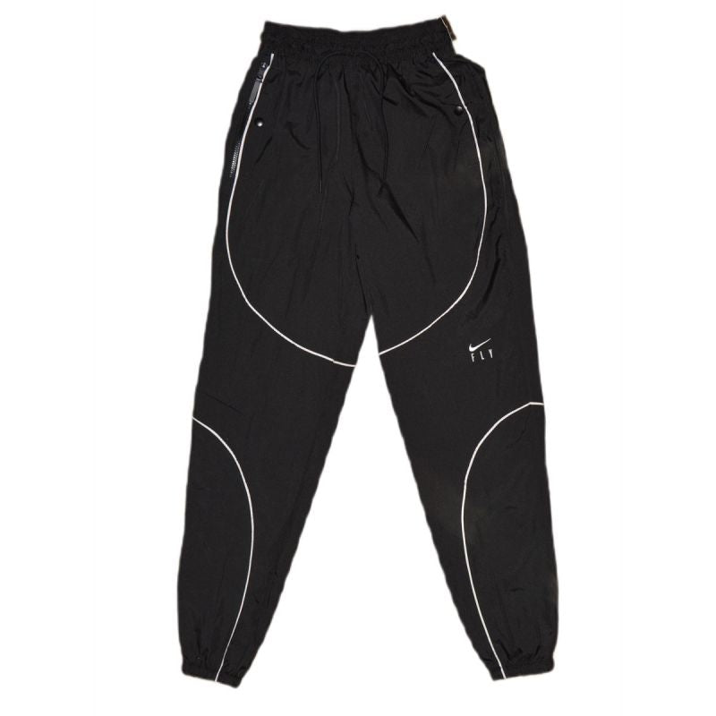 Women's Nike Retro Fly Swoosh Pants Black/White - CZ3953-010 Nike