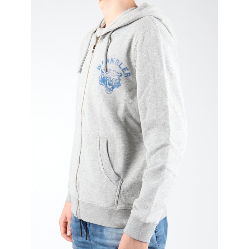 Wrangler Hoodie Zip Sweat W6497JE37 In preparation Your Sports Performance