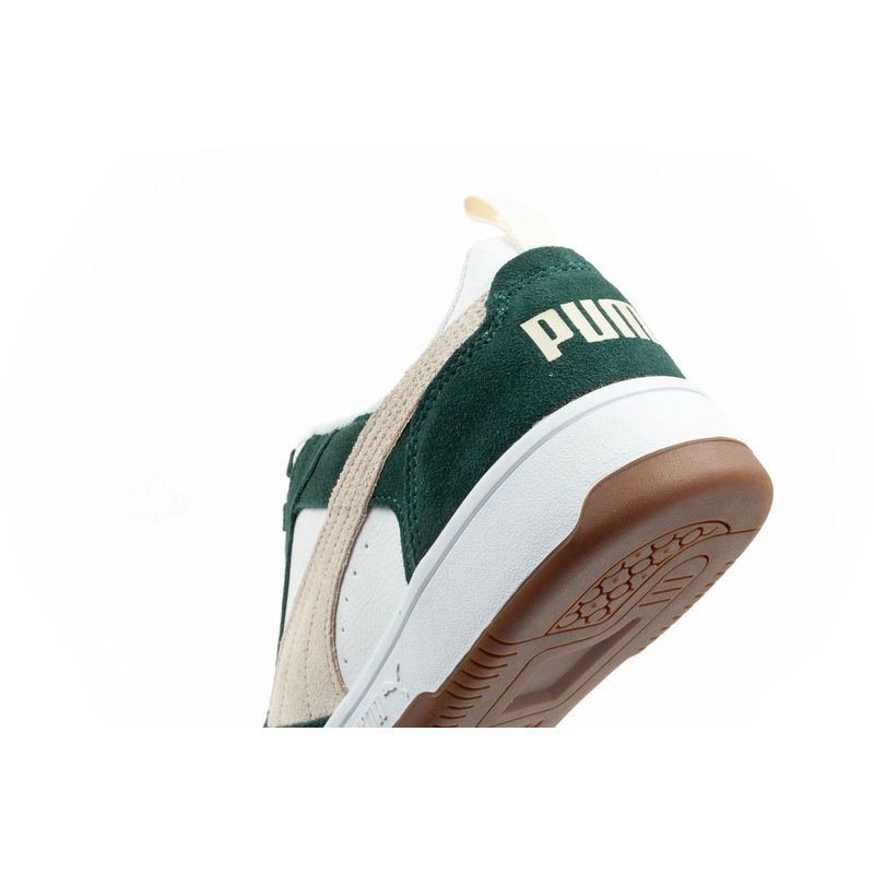 Puma Rebound v6 men's sports sneakers fashionable comfortable white green Puma