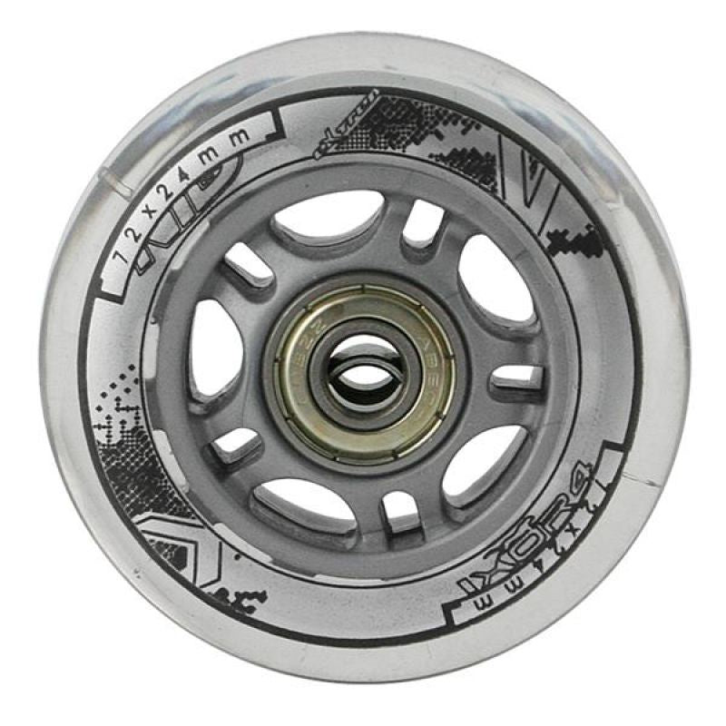 PU 72x24 82A TRANSPARENT (4 pcs.) + ABEC-7 (8 pcs.) NILS EXTREME SET In preparation Your Sports Performance