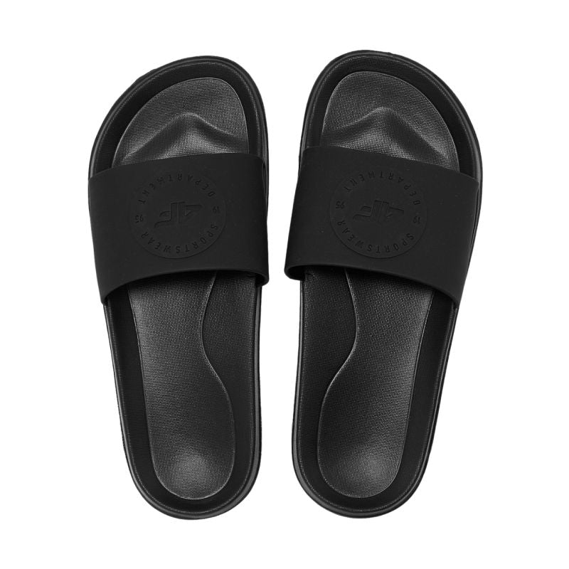 Men's slides 4F M037 deep black 4FWSS26FSLIM037 20S
