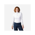 Rossignol W Classique 1/2 Zip Sweatshirt White Import z PMSport Your Sports Performance