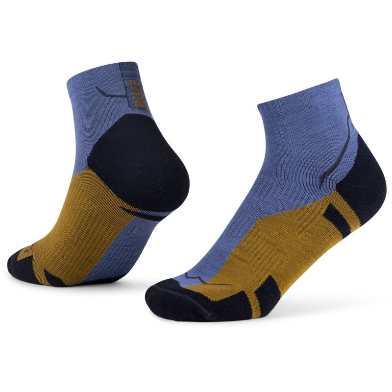 Buff MERINO LIGHTWEIGHT QUARTER SOCK LWQ4 BLUE S Socks