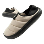 Crocs men's shoes slippers Classic Puff Moc slippers beige insulated Crocs