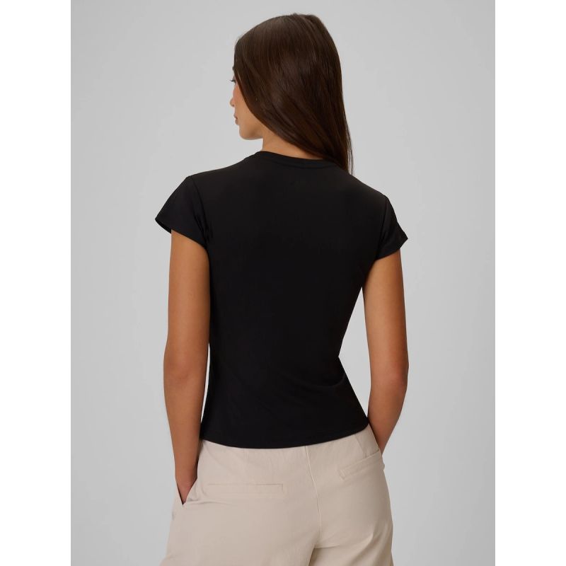 Women's slim plain T-shirt 4F 4FRSS26TTSHF4520-20S 4f