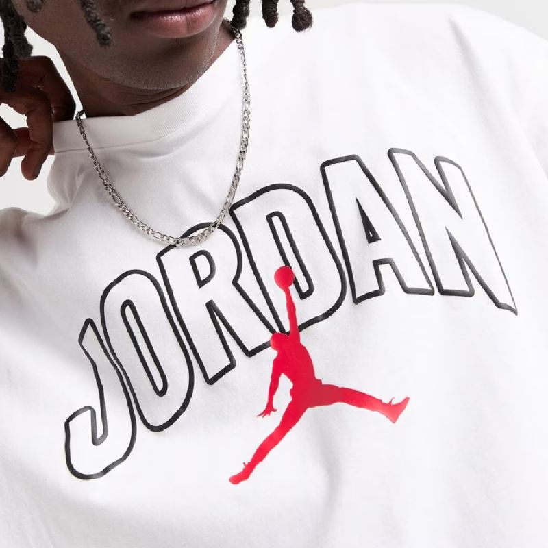 Men's Air Jordan Brooklyn Arch Logo T-shirt White - IB7347-100 AIR Jordan