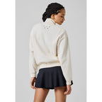 CASALL Comfy Full Zip Sweater white Casall