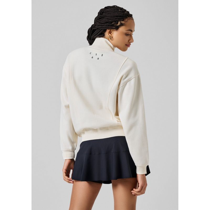 CASALL Comfy Full Zip Sweater white Casall