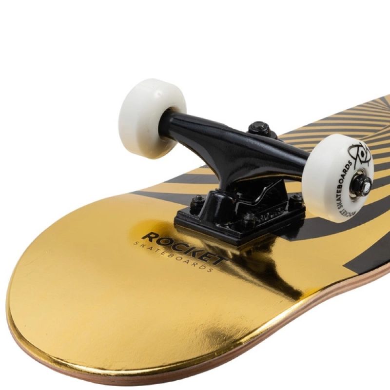 Rocket Twisted Foli Gold Skateboard 7.5" RKT-COM-1555 Accessories/Skating/Rocket Your Sports Performance