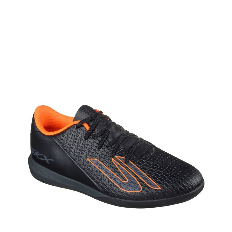 Skechers Club IC Football Boots Black and Orange 252136 BKOR Footwear Your Sports Performance