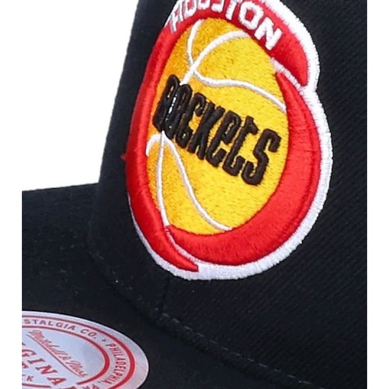Mitchell &amp; Ness NBA Houston Rockets Top Spot Snapback Hwc Rockets Cap HHSS2976-HROYYPPPBLCK Clothing/Basketball/Mitchell & Ness Your Sports Performance