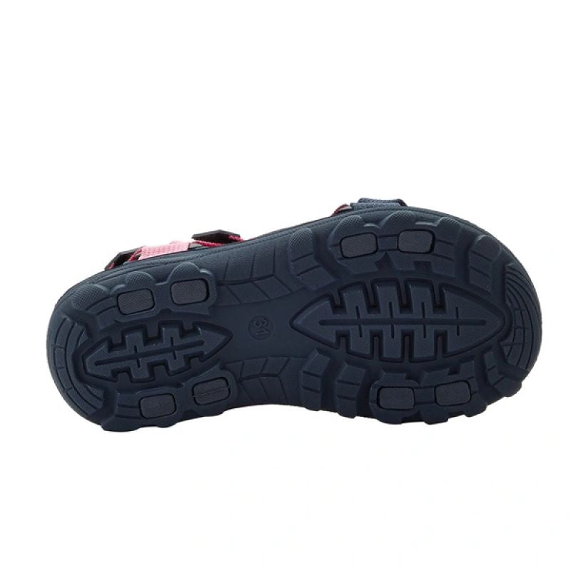 Lee Cooper children's shoes girls velcro sandals for summer beach navy blue pink Lee Cooper