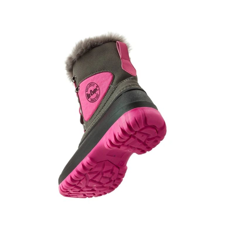 Lee Cooper winter boots for girls, insulated, pink