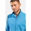 Blue Men's Odlo GRID FLEECE Mid Layer Full-Zip Fleece Jacket