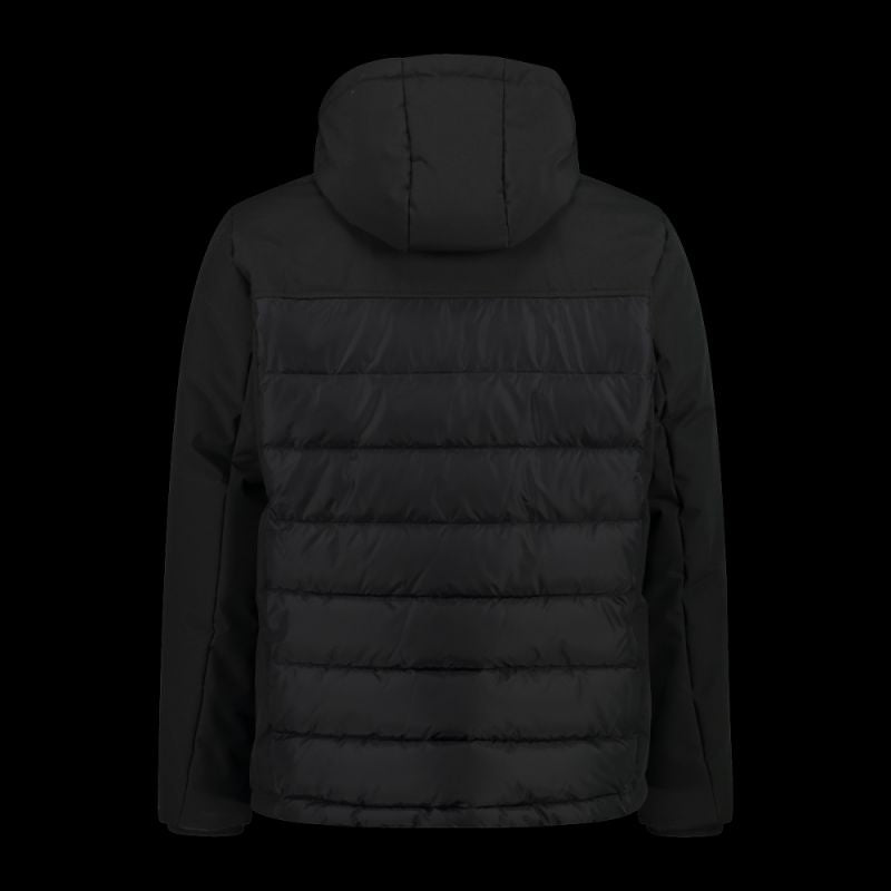 CMP men's winter jacket with hood, sports, insulated, black (34K0147/E910) CMP