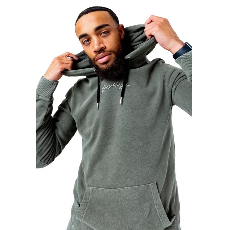 Justhype Acid Wash Hoody M TWLR-135 Clothing/Lifestyle Your Sports Performance