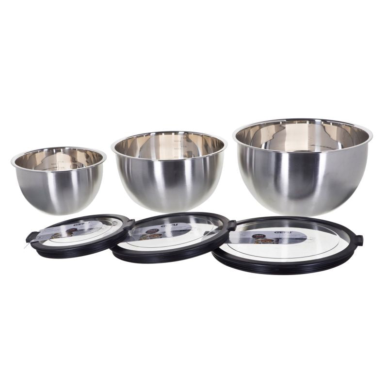 Set of 3 bowls (16, 20, 24 cm) GEFU MONDI G-89430 AGD - Produkty/Sztućce i przybory kuchenne Your Sports Performance