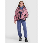 Girls' down jacket with synthetic filling 4F 4FJRAW25TDJAF0748-54A