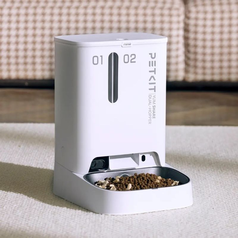 Petkit YumShare Dual-Hopper Automatic Feeder with Camera Dla zwierząt/Miski, pojemniki i poidełka (uniwersalne) Your Sports Performance