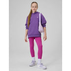 Girls' loose sweatshirt with hood 4F 4FJRSS26TSWSF3040-50S 4f