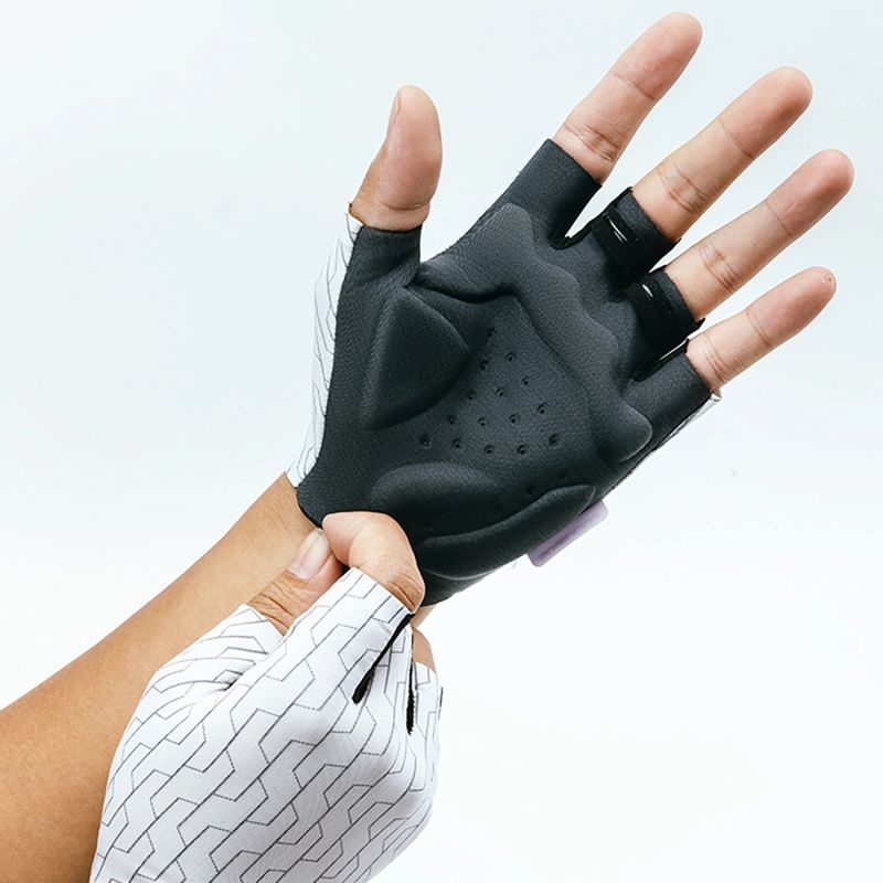 Rockbros MTB cycling gloves size: XL - white and black Rockbros