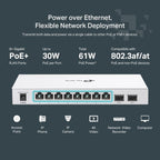 TP-Link FESTA FS310GP Network Links Managed L2/L2+ Gigabit Ethernet (10/100/1000) PoE Support 1U White Komunikacja i łączność/Switch-e Your Sports Performance