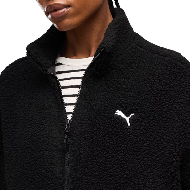 Women's black Puma Re:Fibre Sherpa jacket 694567 01