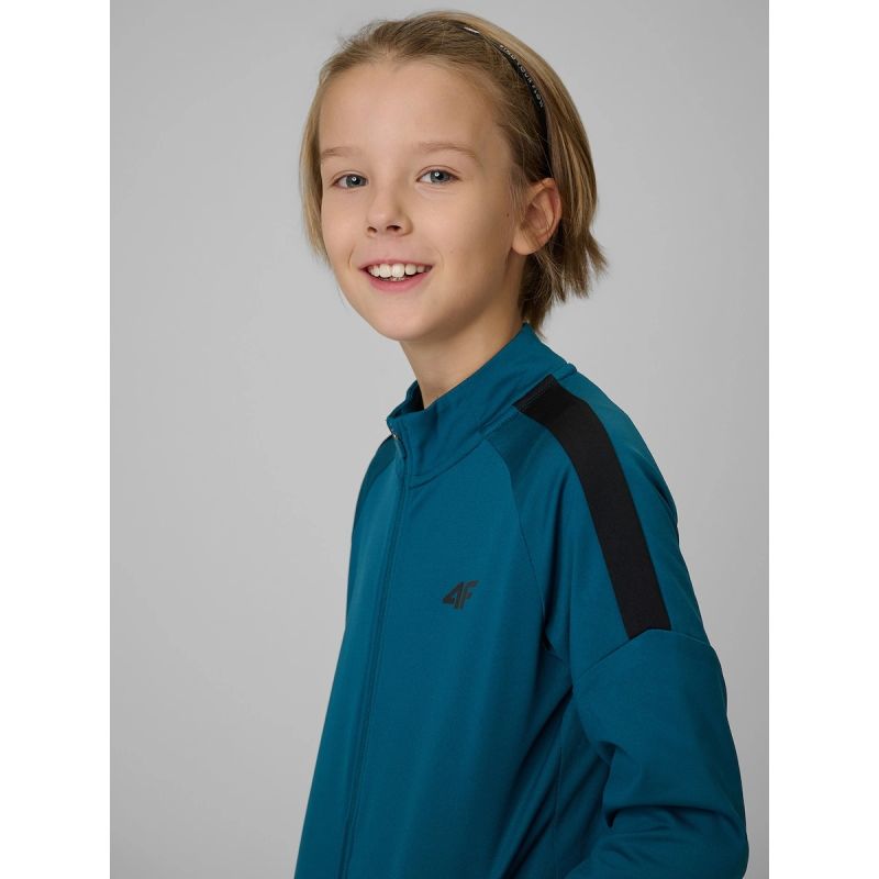 Regular sports sweatshirt without hood for boys 4F 4FJRSS26TFSWM0991-46S 4f