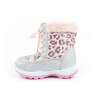 Leomil winter boots children's snow boots kitten fur warm for girls Leomil
