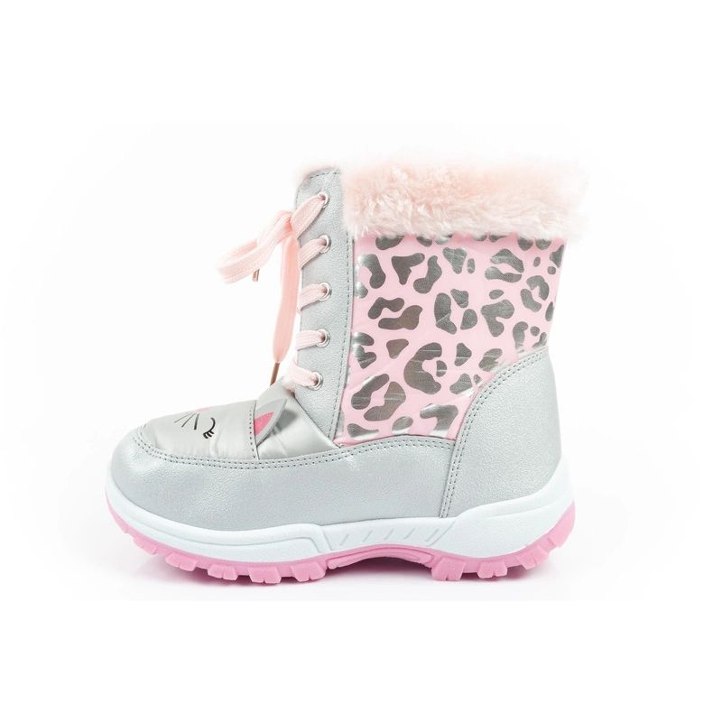 Leomil winter boots children's snow boots kitten fur warm for girls Leomil