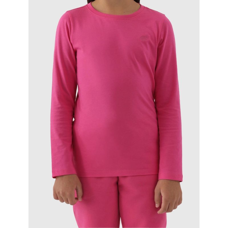 Longsleeve regular smooth girls 4F Junior 4FJWMM00TLONF318-55S *Kategoria tymczasowa Your Sports Performance