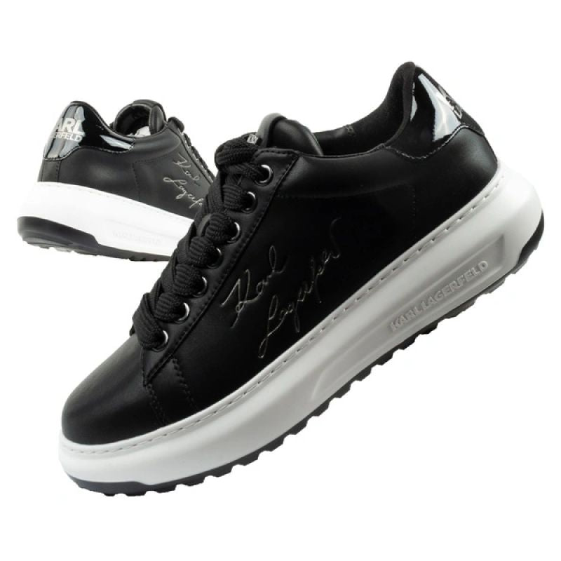 Karl Lagerfeld men's shoes sneakers Kapri natural leather black To be categorized Your Sports Performance