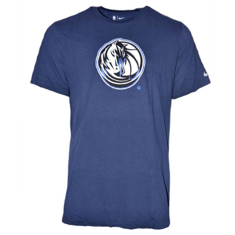 Nike Dallas Mavericks Essential Dry T-shirt Chrome Logo College Navy - CZ7252-419 Nike
