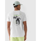 Men's regular printed T-shirt 4F 4FRAW24TTSHM2302-10S *Kategoria tymczasowa Your Sports Performance