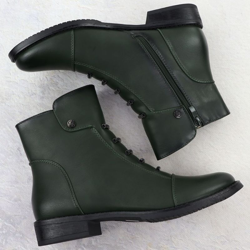 Jezzi ASA62-16 green women's ankle boots To be categorized Your Sports Performance