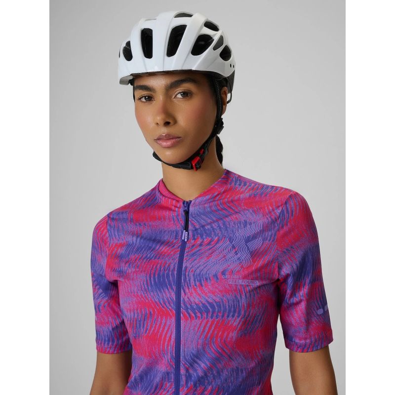 Women's cycling jersey with UPF50+ filter 4F 4FRSS26TFTSF2453-53A