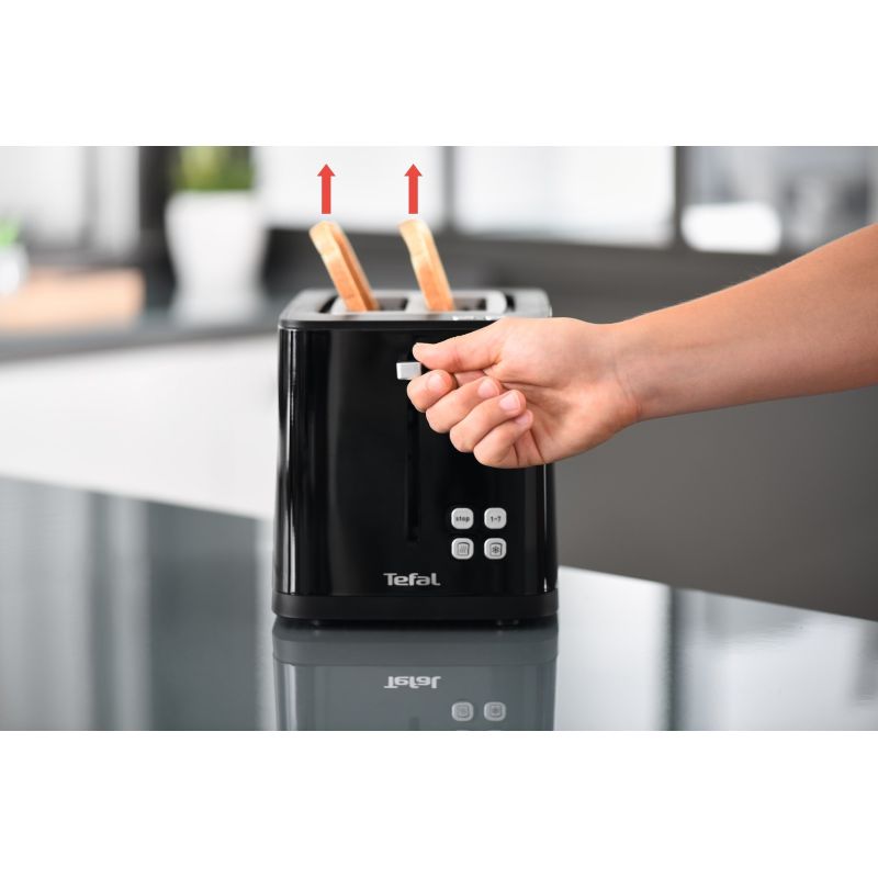Tefal TT6408 Toaster 2 Slices Black 850 W AGD - Produkty/Tostery Your Sports Performance