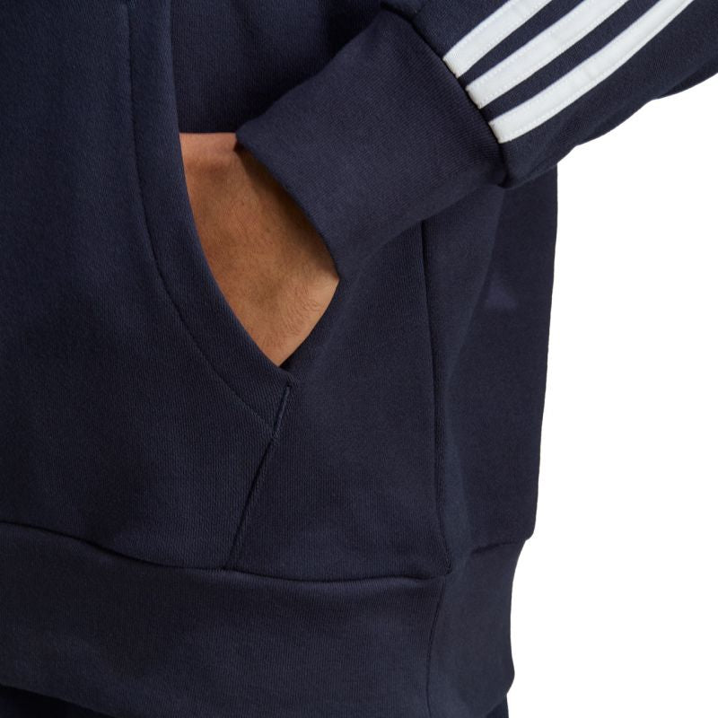 Adidas Essentials French Terry 3-Stripes Hoodie M IC0436 Clothing/Training Adidas